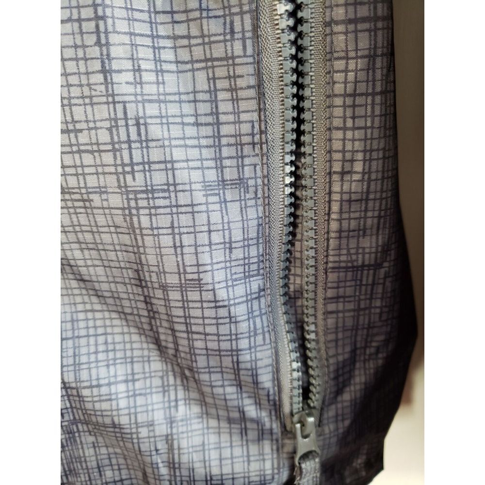 Prairie Mountain Men's Wind /Rain Breaker Jacket Grey Plaid 2x View 5